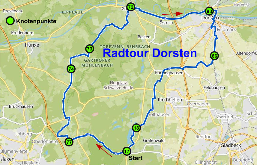 Dorsten Radweg