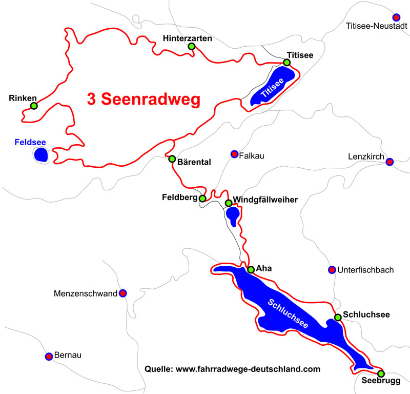 Seenradweg Schwarzwald